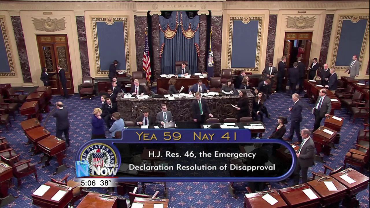 President Trump vetos Congress vote against border wall money 1.jpg